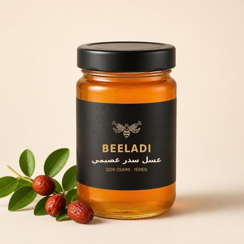 Pot de miel de Sidr Osaimi du Yémen Beeladi