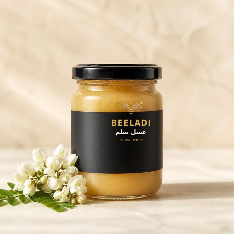 Pot de miel de Salam du Yémen Beeladi