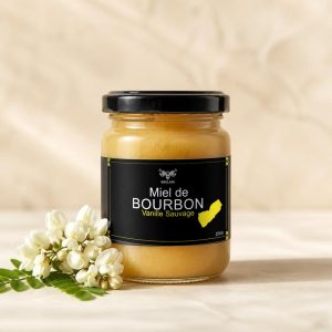 Pot de miel de Bourbon vanille sauvage 250 g Beeladi