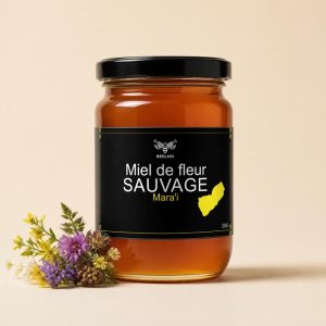 Pot de miel de fleur sauvage Mara'i du Yémen 250 g Beeladi